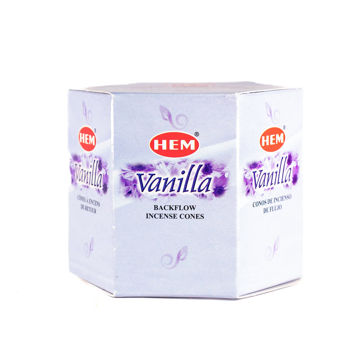 HEM Vanilla Backflow Incense Cones