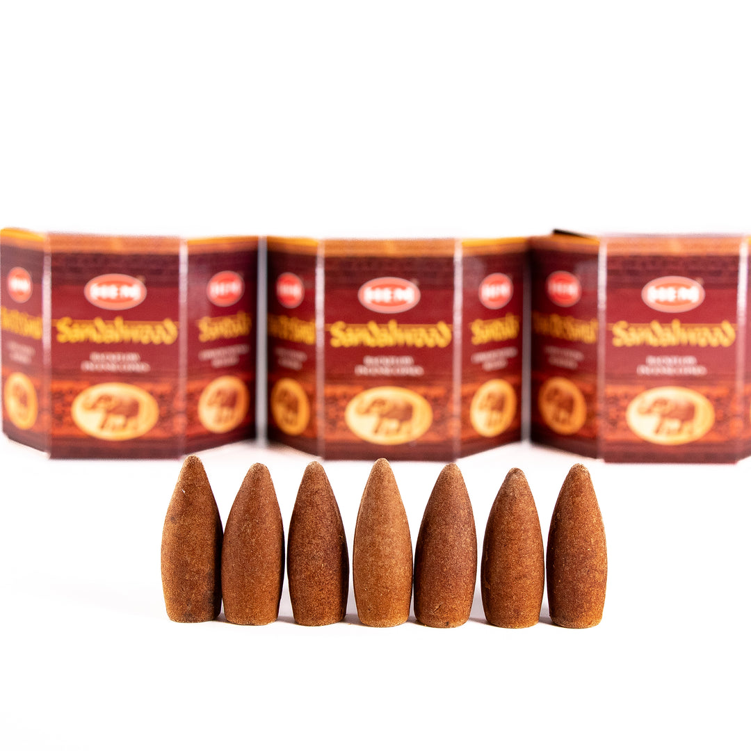 HEM Sandalwood Backflow Incense Cones