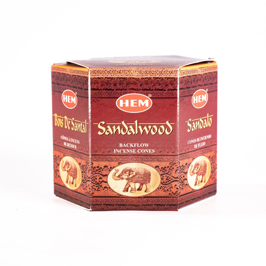 HEM Sandalwood Backflow Incense Cones