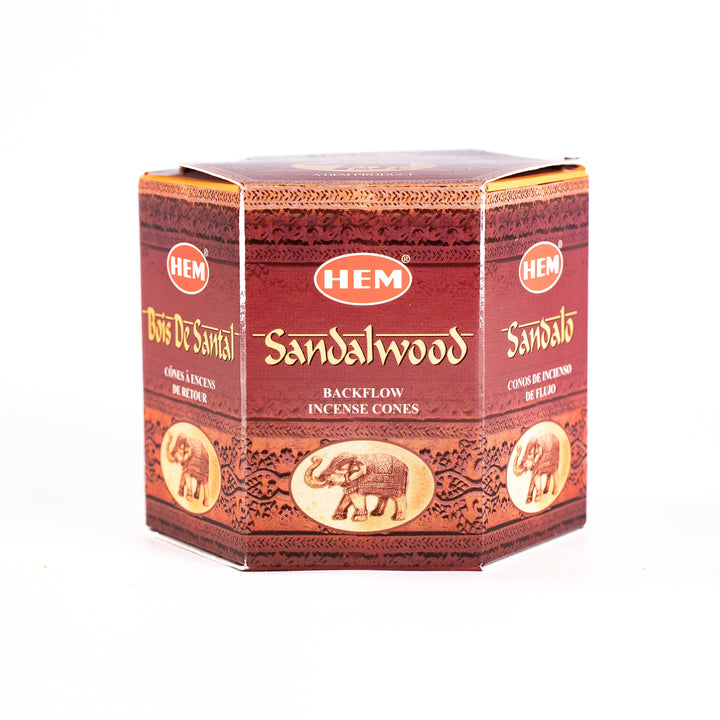 HEM Sandalwood Backflow Incense Cones