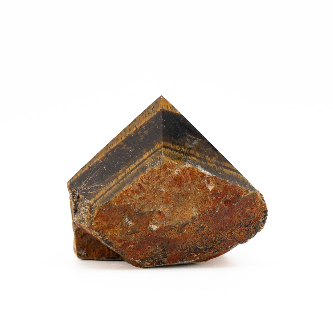 Natural Tiger’s Eye Power Point – Grounding, Focus & Confidence