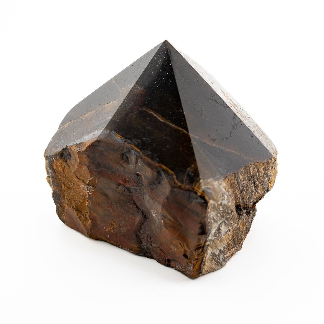 Natural Tiger’s Eye Power Point – Grounding, Focus & Confidence