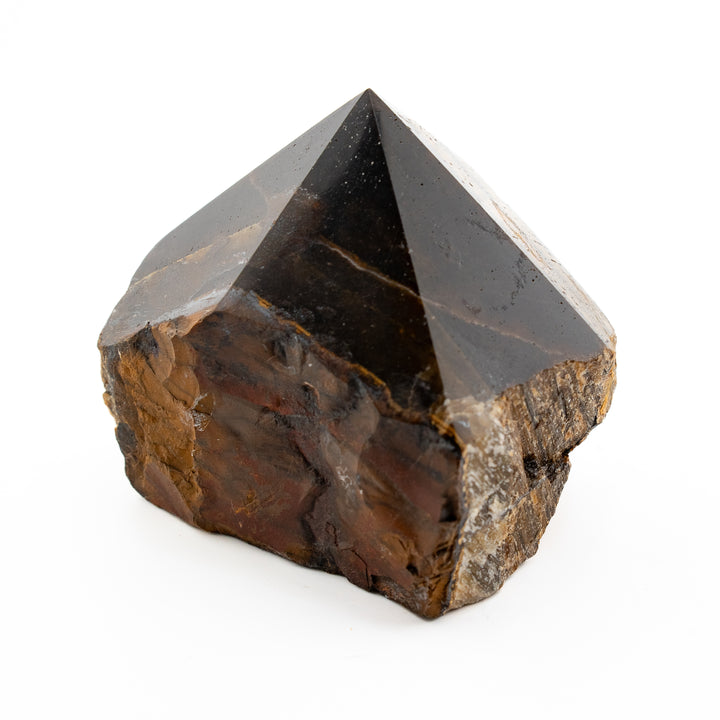Natural Tiger’s Eye Power Point – Grounding, Focus & Confidence