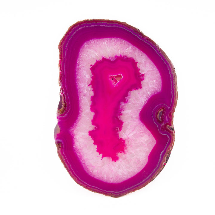 Natural Pink Agate Slice – Love, Joy & Emotional Healing