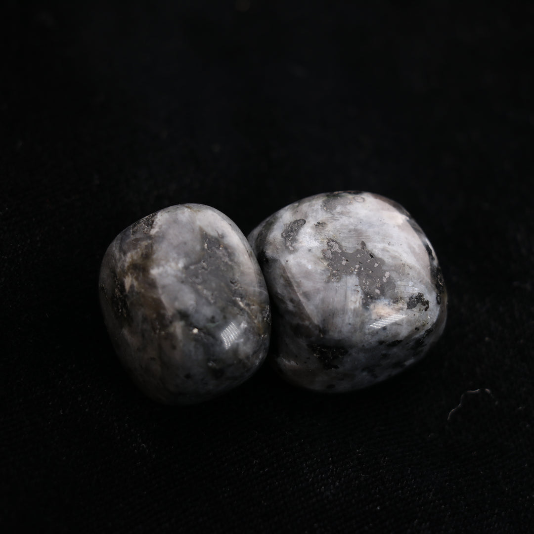 Natural Larvikite Tumbled Stone - Polished Gems for Spiritual Balance & Stylish Décor