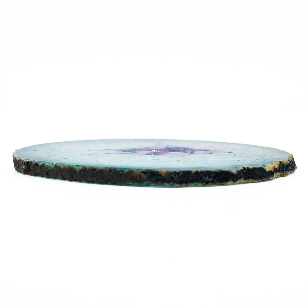Natural Blue Agate Slice – Calm, Clarity & Harmony