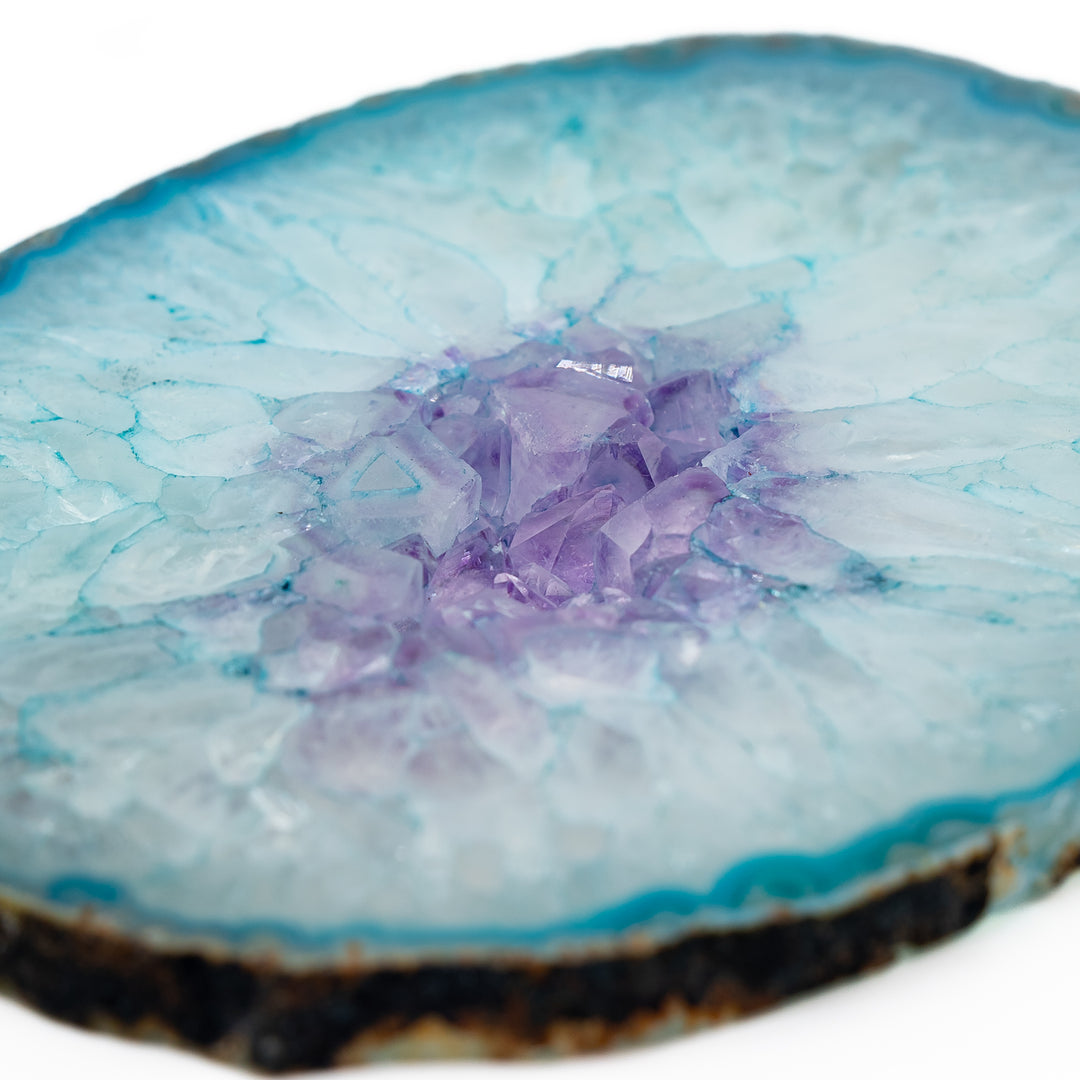 Natural Blue Agate Slice – Calm, Clarity & Harmony