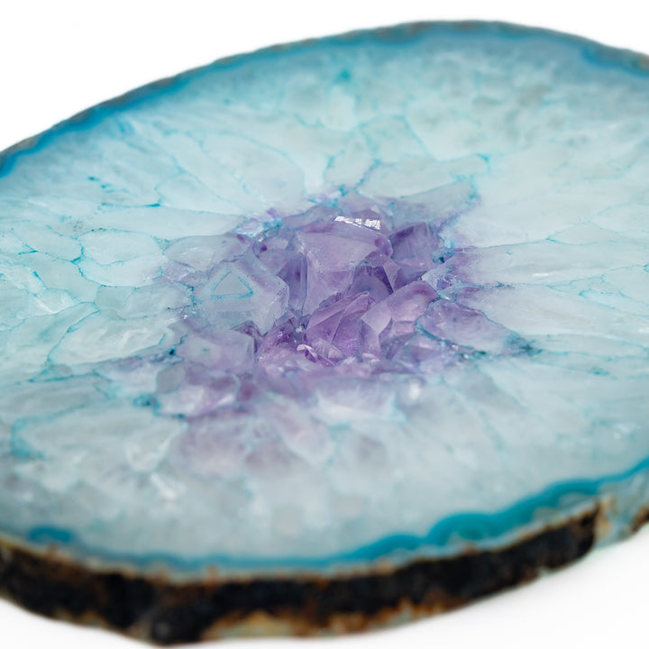 Natural Blue Agate Slice – Calm, Clarity & Harmony