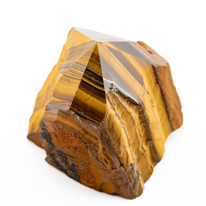Natural Tiger’s Eye Power Point – Grounding, Focus & Confidence