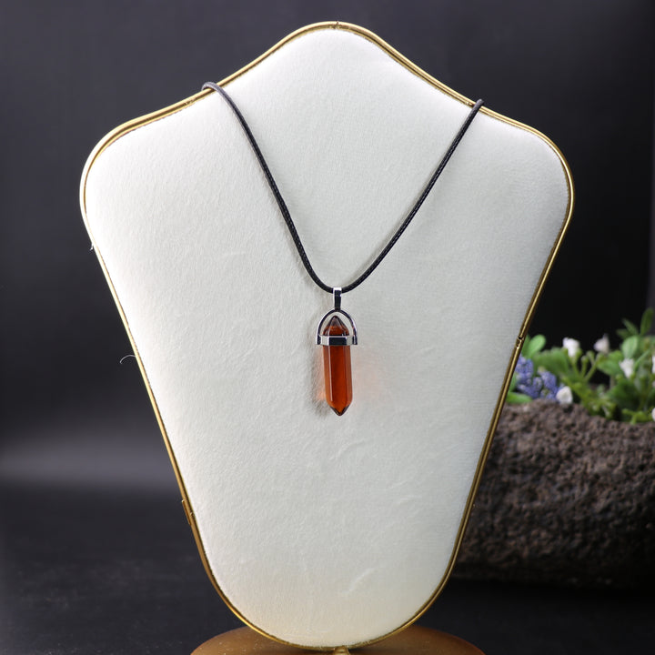 Handcrafted Natural Smoky Quartz Point Pendant Necklace