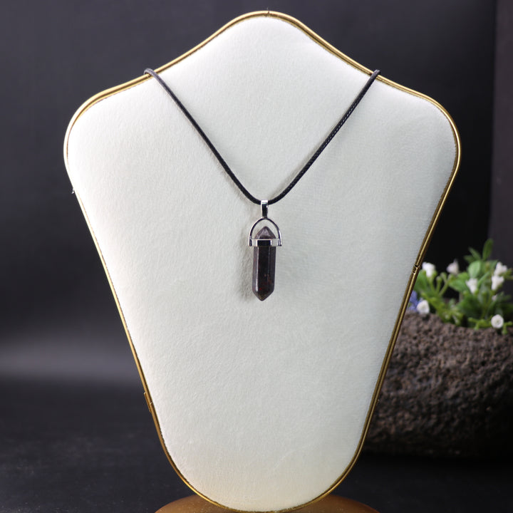 Handcrafted Natural Blood Stone Point Pendant Necklace