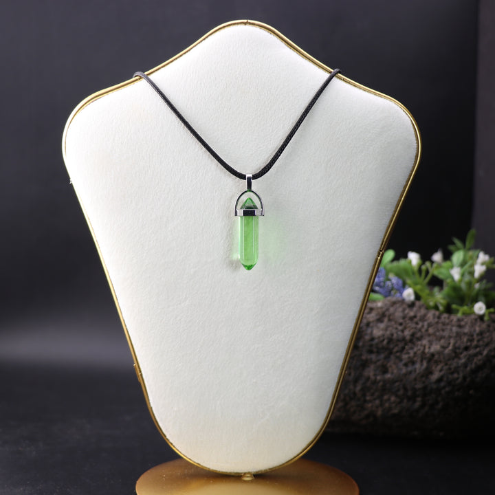 Handcrafted Glass Point Pendant Necklace