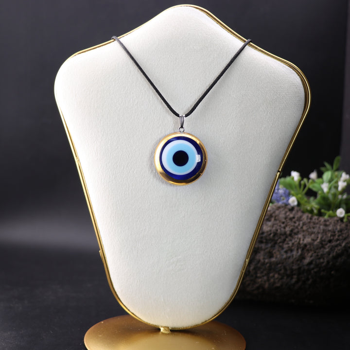 Protective Nazar/Evil Eye Pendant Necklace - Gold Plated Elegance for Serenity