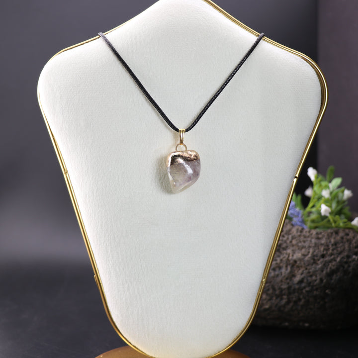 Handcrafted Natural Fluorite Gemstone Pendant Necklace