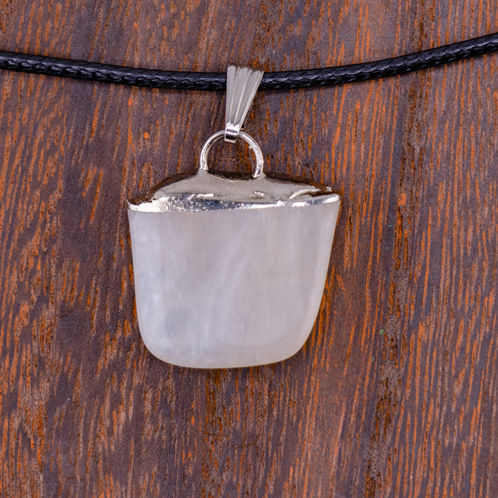 Handcrafted Natural Moonstone Gemstone Pendant Necklace