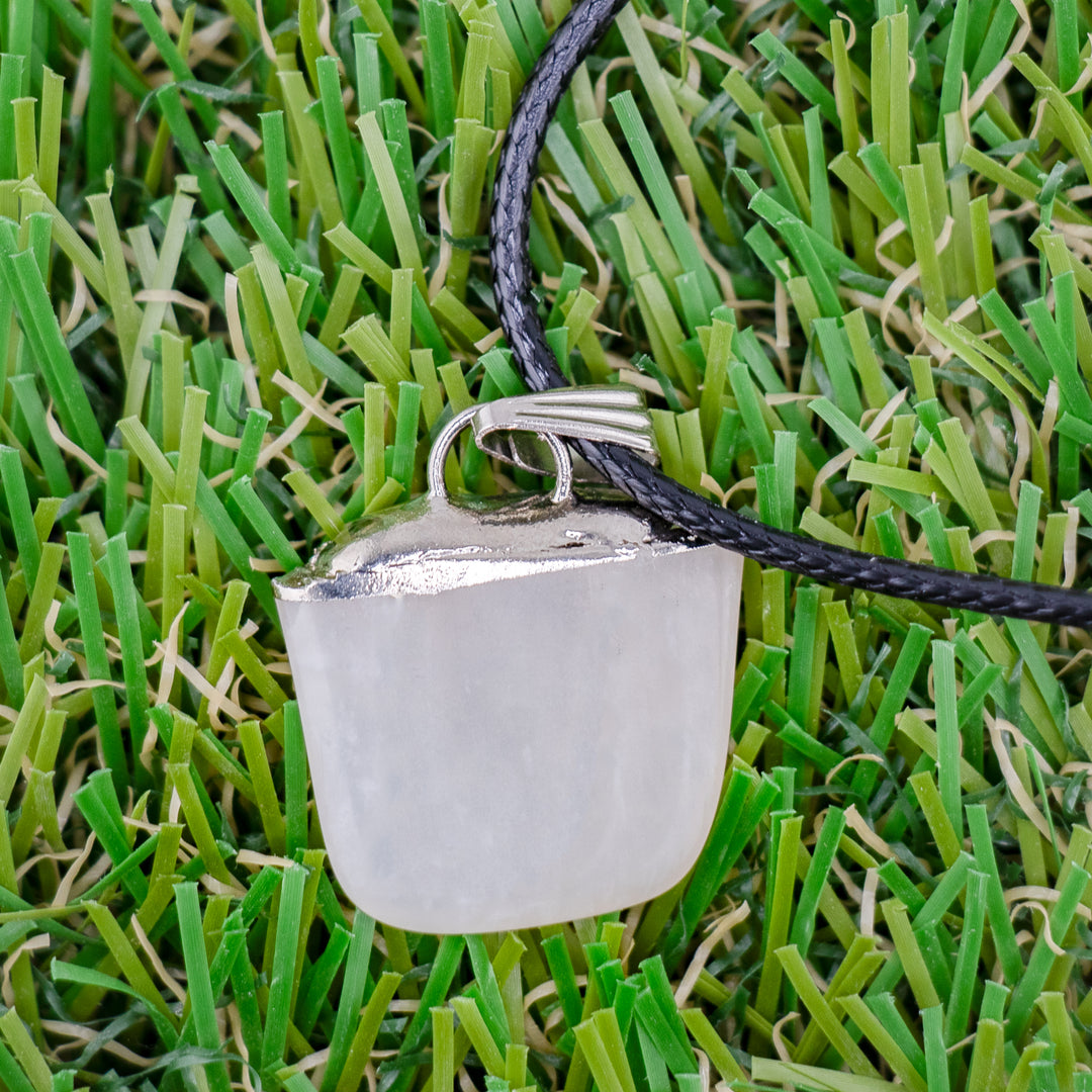 Handcrafted Natural Moonstone Gemstone Pendant Necklace