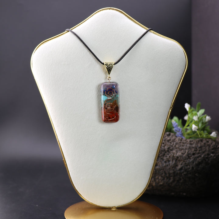 Spiritual Harmony Chakra Pendant – Handcrafted, Energy Aligning Necklace, Perfect for Meditation and Mindfulness