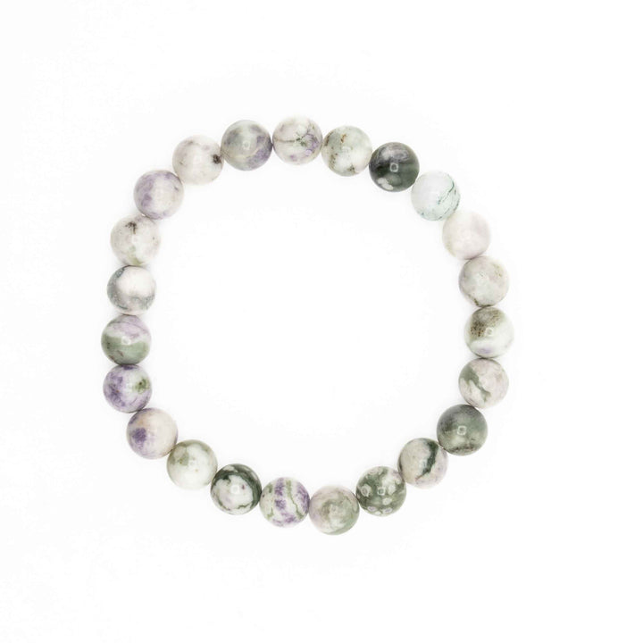Peace Jade Metal-Free Stretch Bracelet – 8mm Serenity & Harmony Stone Jewelry