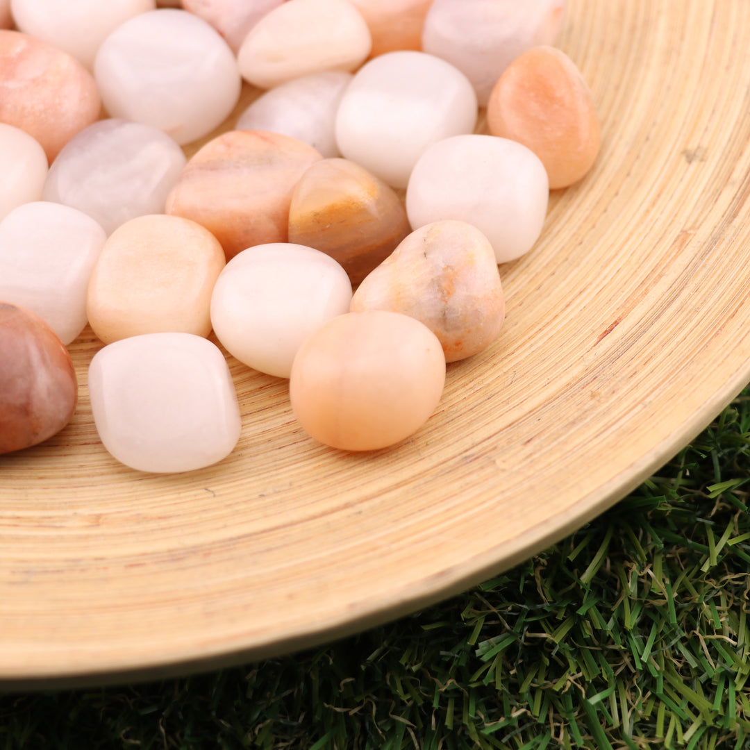 Natural Peach Aventurine Tumbled Stone - Polished Crystals for Healing and Energy