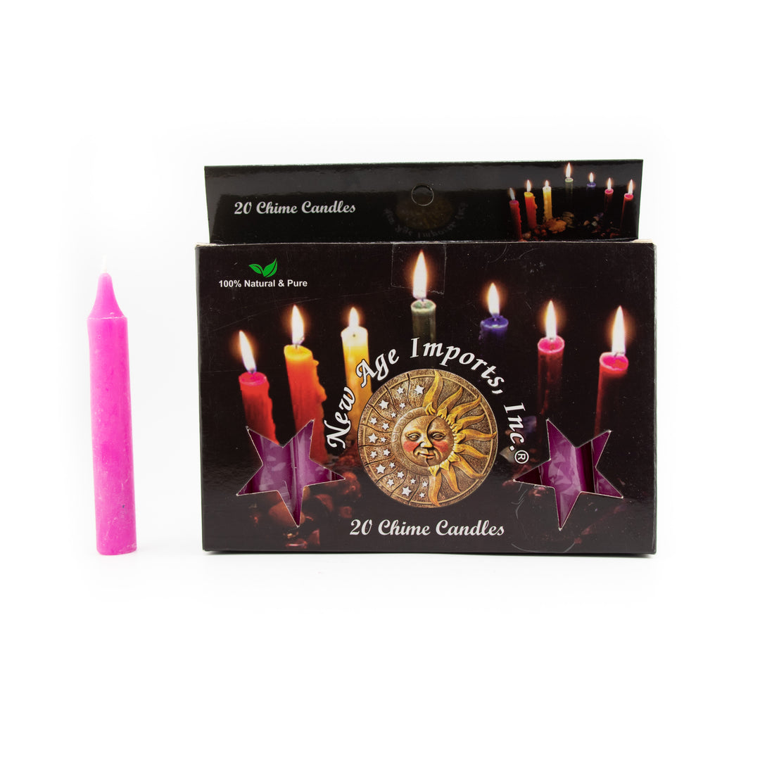 Multicolor Chime Intention Candles – Individual Ritual Candles for Spells, Altars, & Manifestation