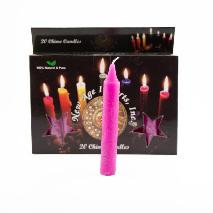 Multicolor Chime Intention Candles – Individual Ritual Candles for Spells, Altars, & Manifestation