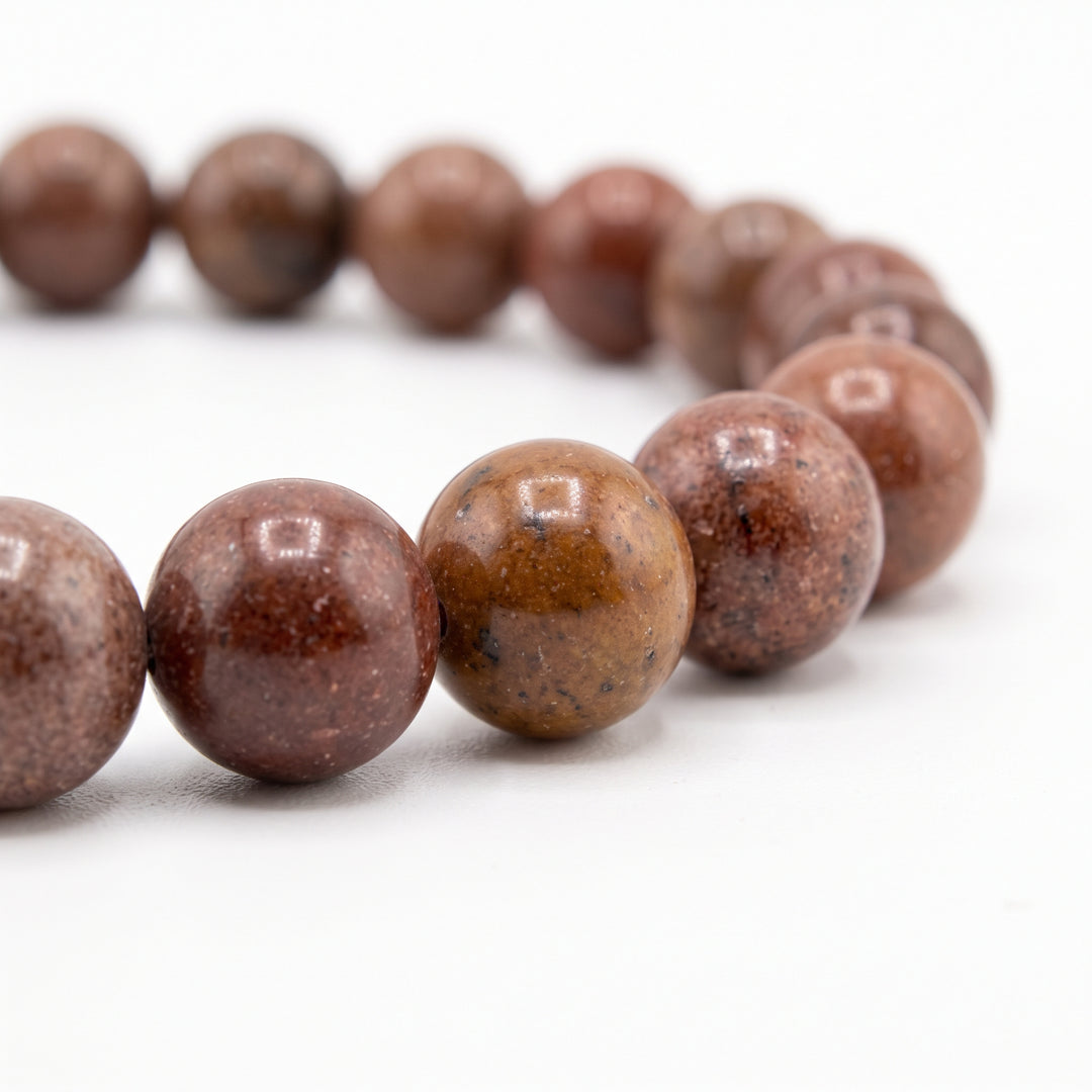 Purple Aventurine Metal-Free Stretch Bracelet – 8mm Calming Stone Jewelry