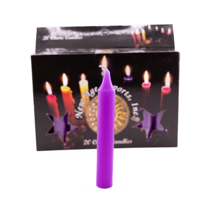 Multicolor Chime Intention Candles – Individual Ritual Candles for Spells, Altars, & Manifestation