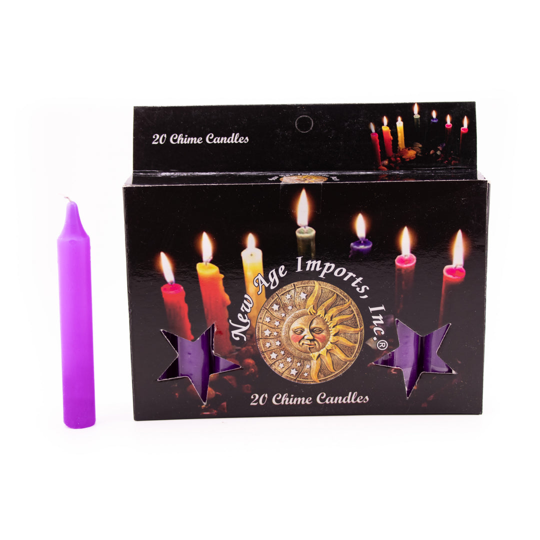 Multicolor Chime Intention Candles – Individual Ritual Candles for Spells, Altars, & Manifestation