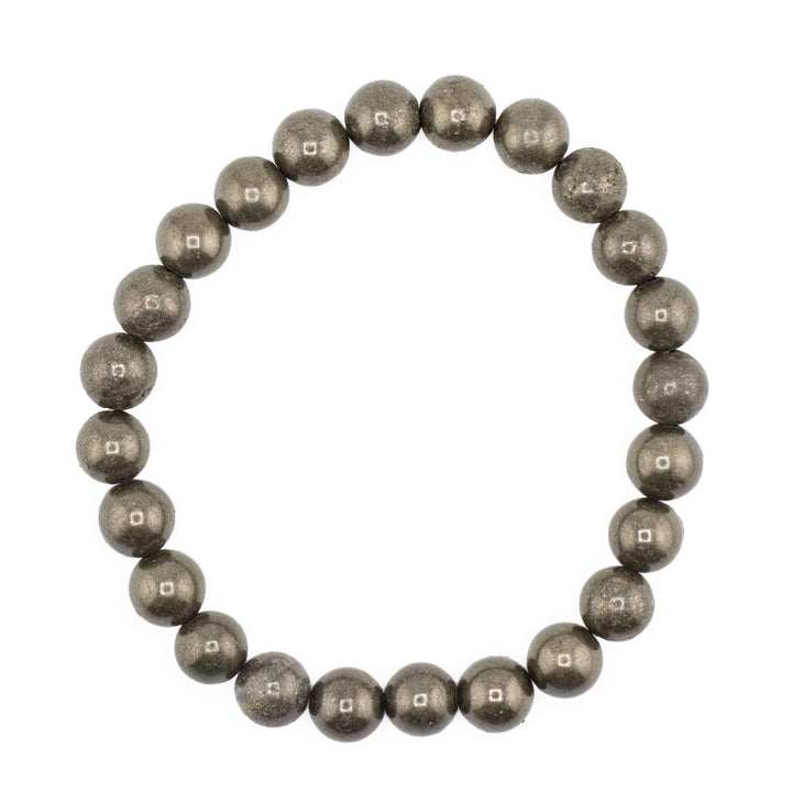Matte Frosted Black Onyx beaded stretch bracelet featuring smooth, non-reflective round black gemstone spheres on a white background