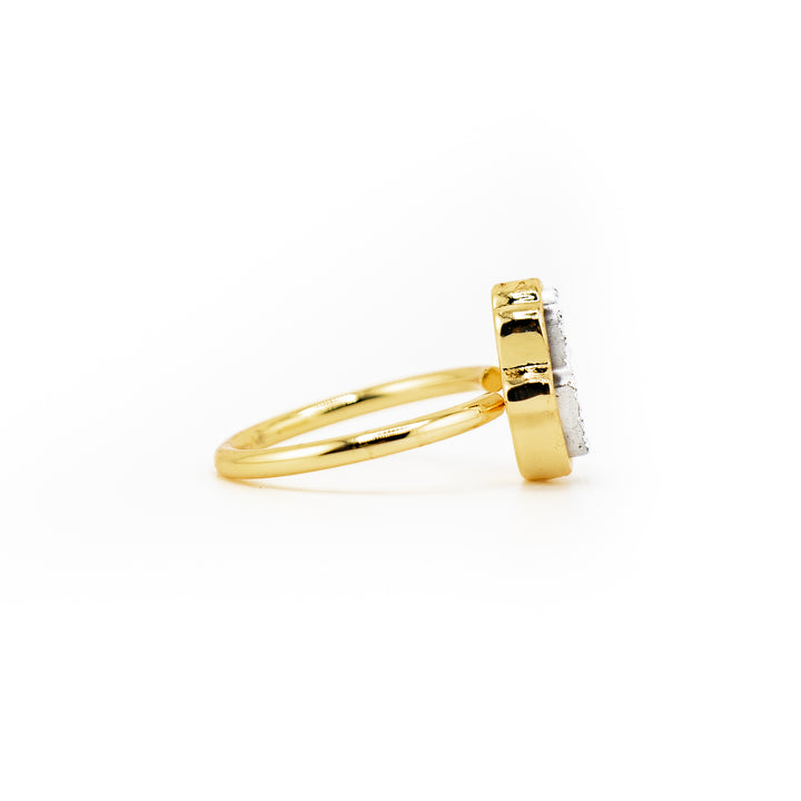 Hand Shaped Druze Ring for Women & Men - Gemstone Ring Jewelry Gift