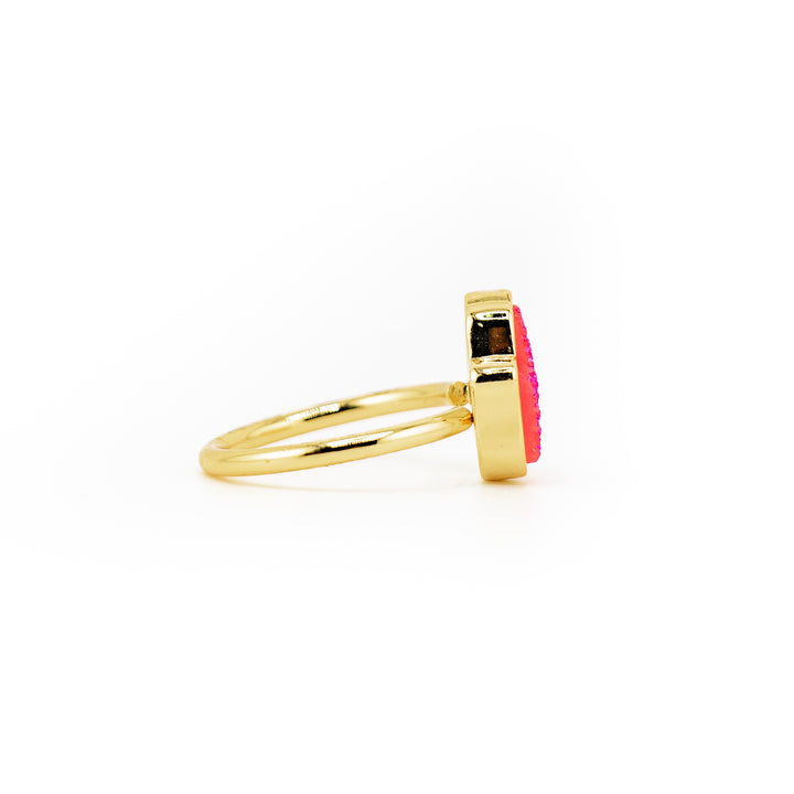 Hand Shaped Druze Ring for Women & Men - Gemstone Ring Jewelry Gift