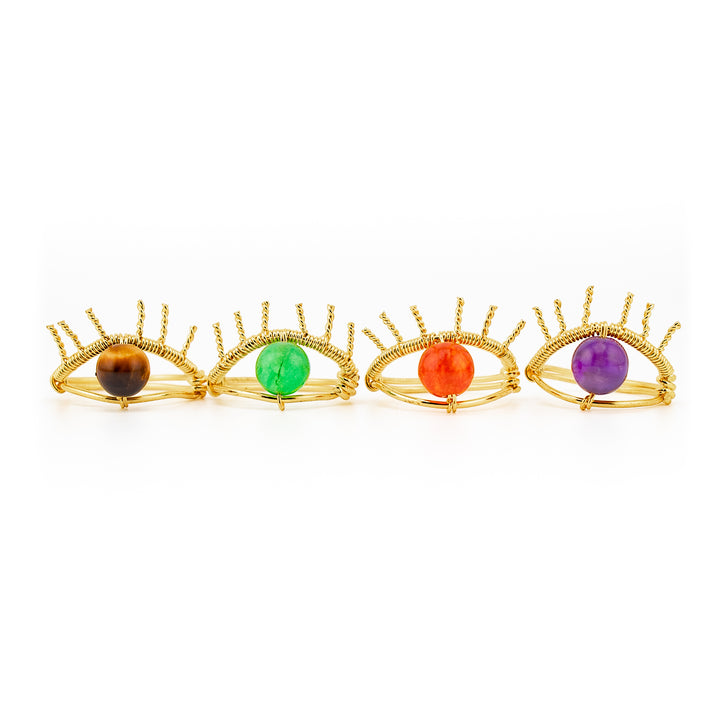 Natural Gemstone Ring for Women & Men - Gemstone Ring Jewelry Gift