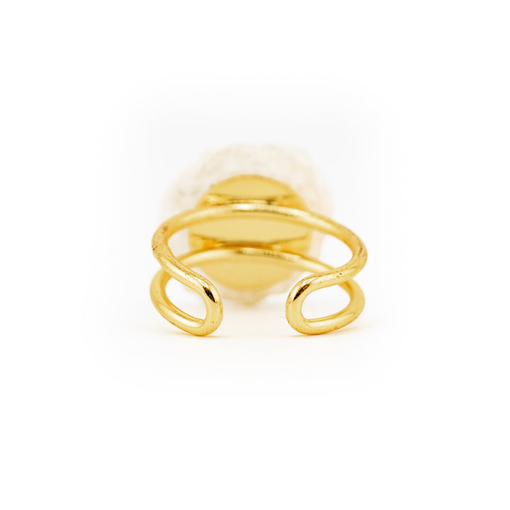 Anillo de calcita para mujer y hombre - Joyas con piedras preciosas