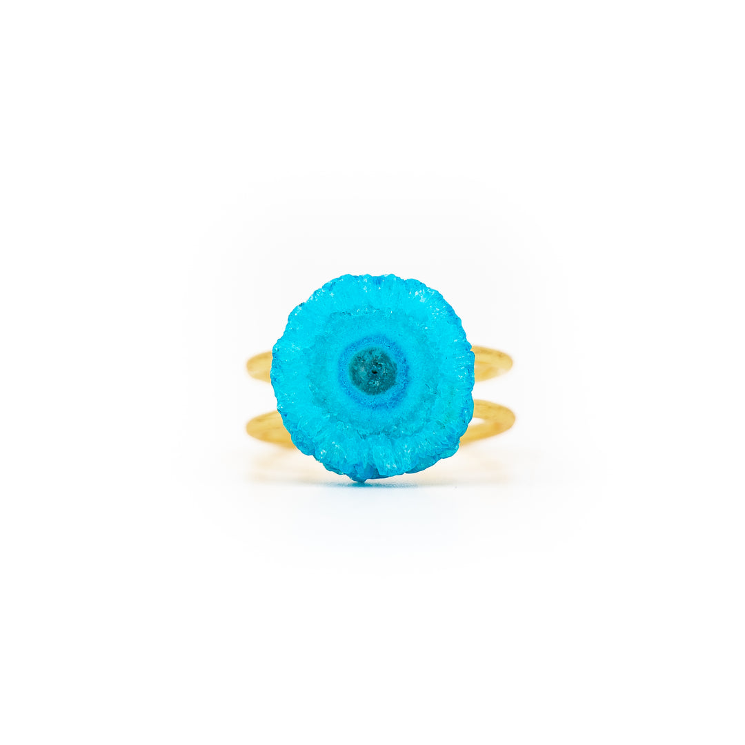 Anillo de calcita para mujer y hombre - Joyas con piedras preciosas