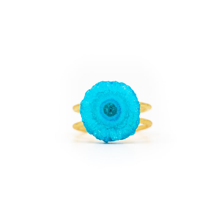 Anillo de calcita para mujer y hombre - Joyas con piedras preciosas