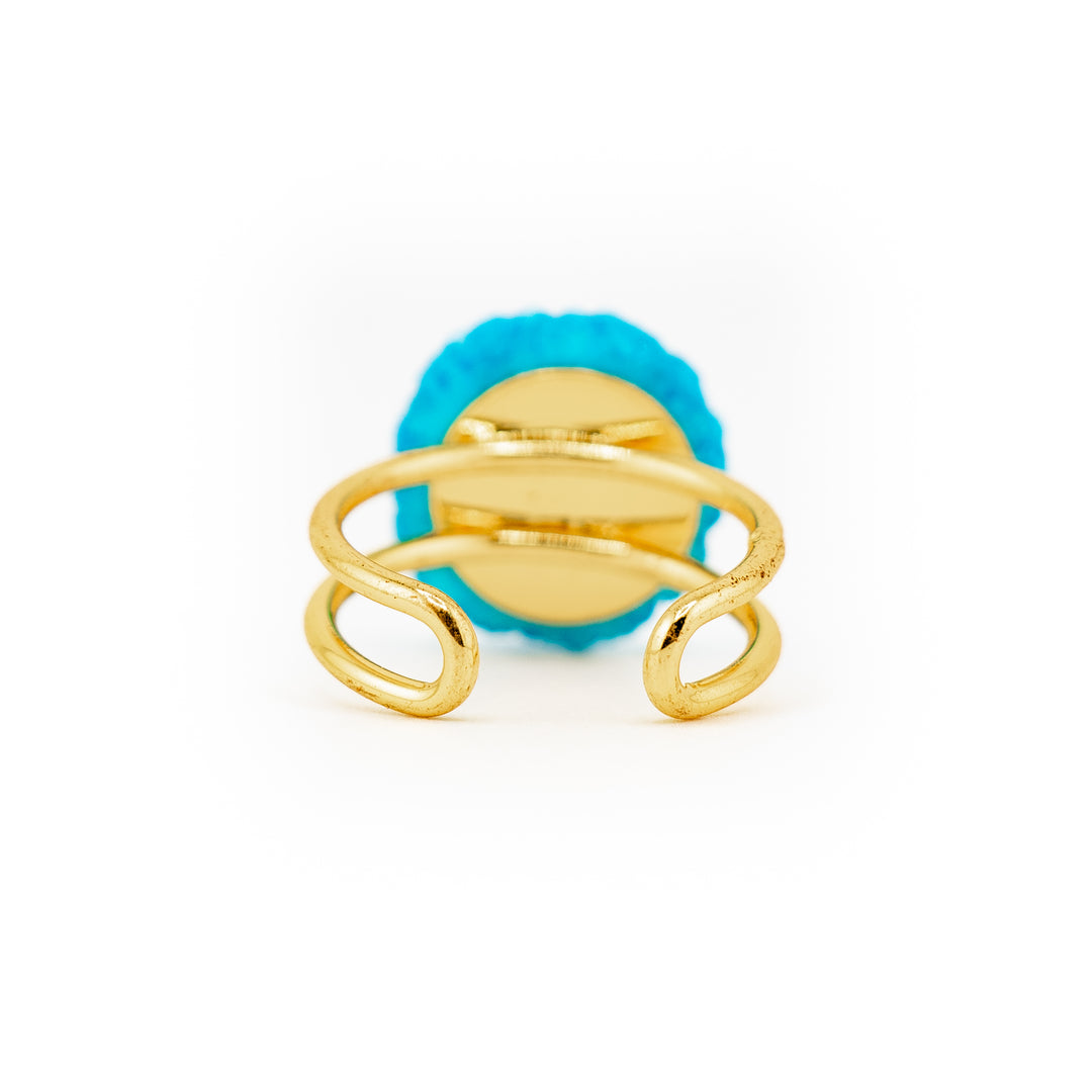 Anillo de calcita para mujer y hombre - Joyas con piedras preciosas