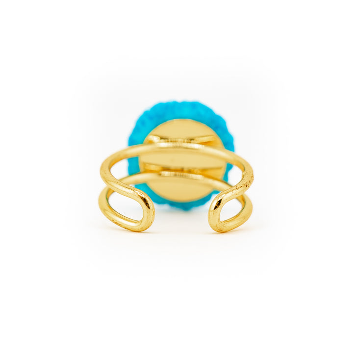 Anillo de calcita para mujer y hombre - Joyas con piedras preciosas