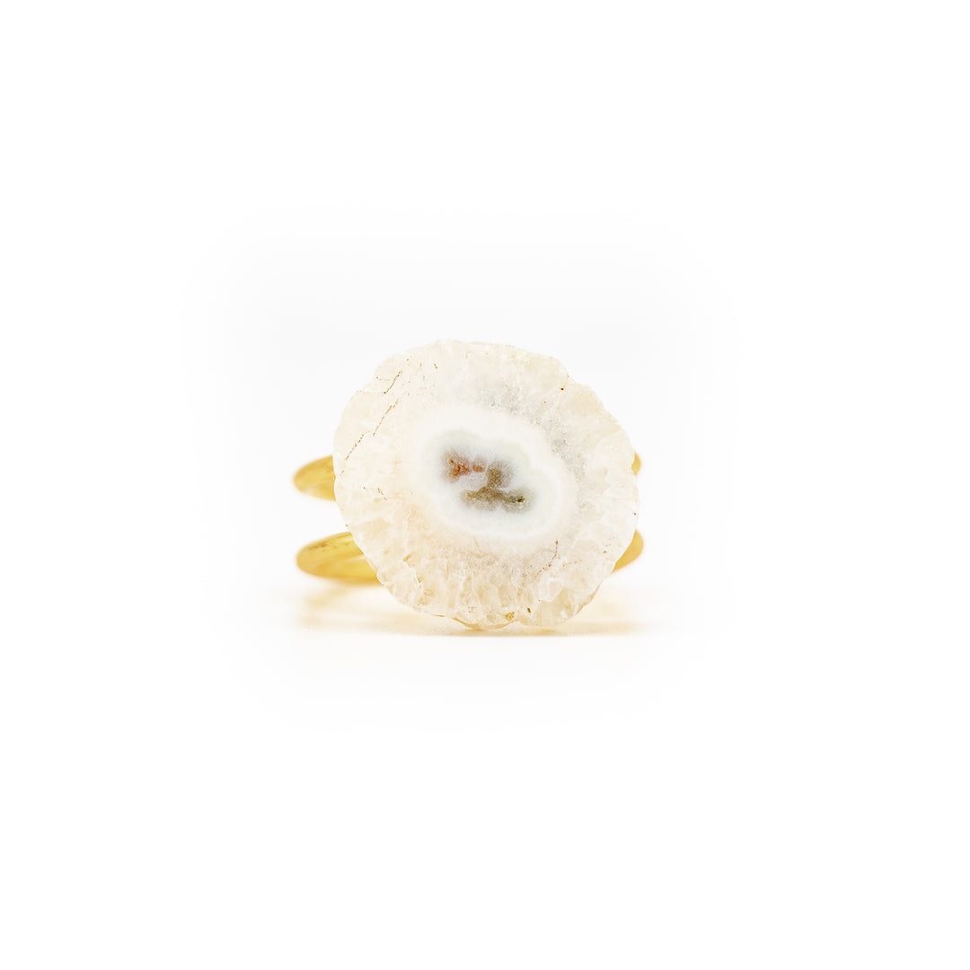 Anillo de calcita para mujer y hombre - Joyas con piedras preciosas
