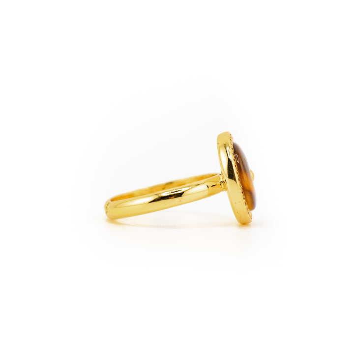 Bague en pierres précieuses naturelles pour femmes et hommes - Cadeau bijou en pierres précieuses