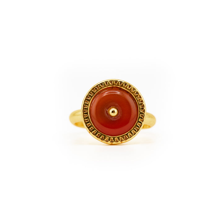 Bague en pierres précieuses naturelles pour femmes et hommes - Cadeau bijou en pierres précieuses