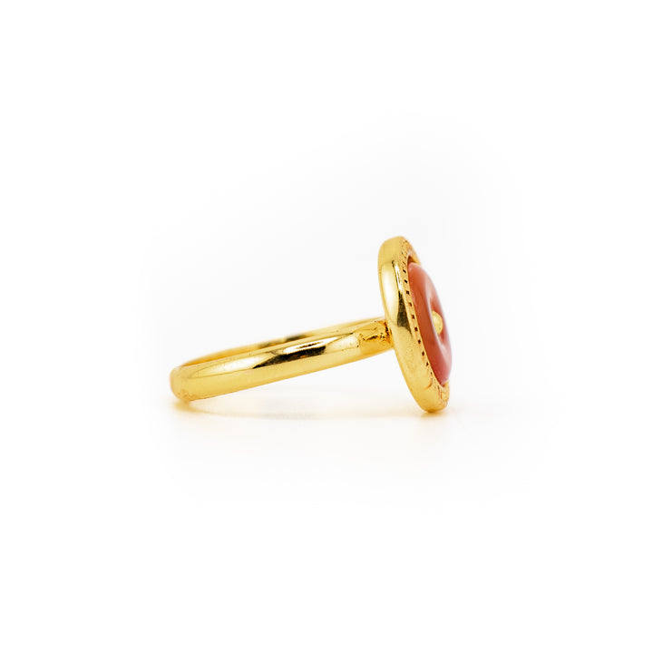 Bague en pierres précieuses naturelles pour femmes et hommes - Cadeau bijou en pierres précieuses