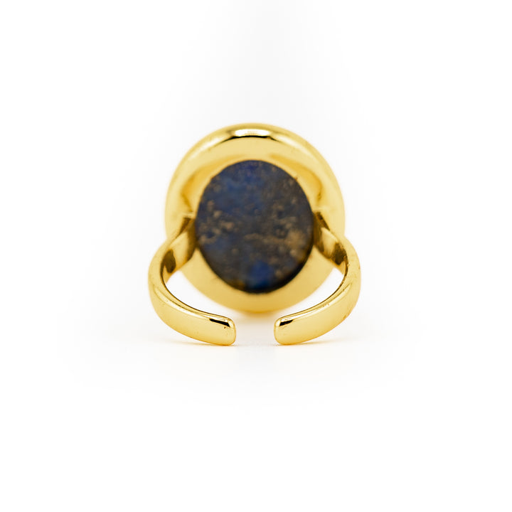 Bague en pierres précieuses naturelles pour femmes et hommes - Cadeau bijou en pierres précieuses