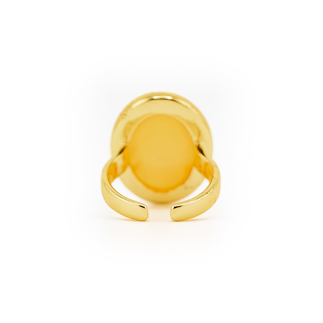 Bague en pierres précieuses naturelles pour femmes et hommes - Cadeau bijou en pierres précieuses