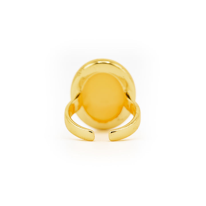 Bague en pierres précieuses naturelles pour femmes et hommes - Cadeau bijou en pierres précieuses