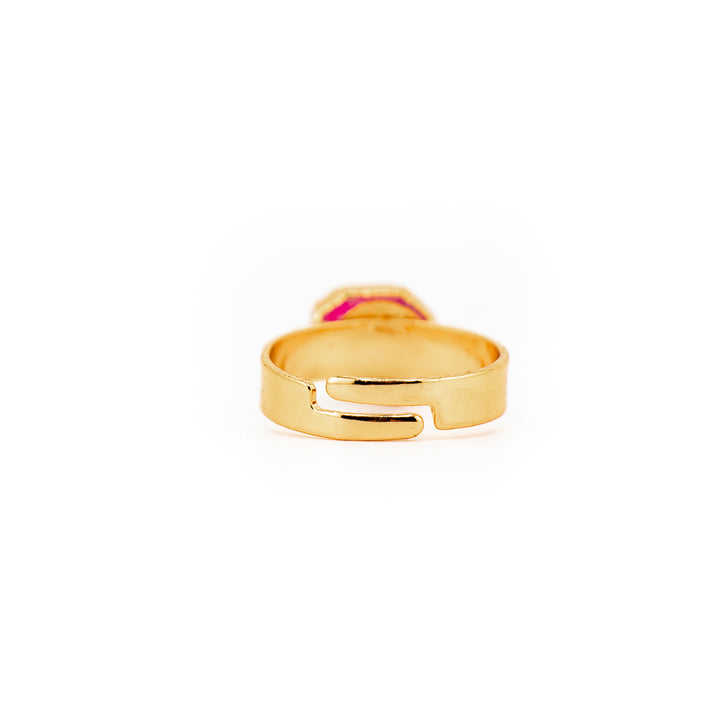 Bague en pierres précieuses naturelles pour femmes et hommes - Cadeau bijou en pierres précieuses