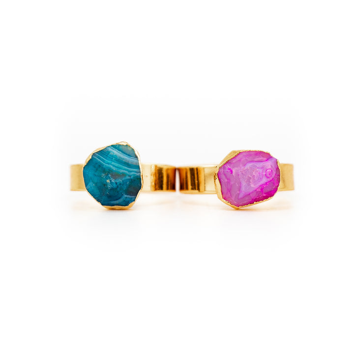 Bague en pierres précieuses naturelles pour femmes et hommes - Cadeau bijou en pierres précieuses