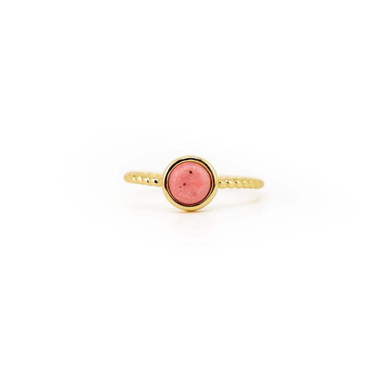 Bague en pierres précieuses naturelles pour femmes et hommes - Cadeau bijou en pierres précieuses
