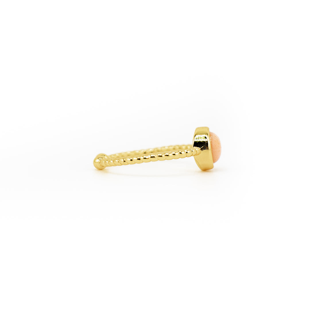 Bague en pierres précieuses naturelles pour femmes et hommes - Cadeau bijou en pierres précieuses