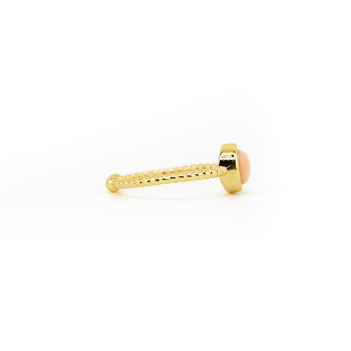 Bague en pierres précieuses naturelles pour femmes et hommes - Cadeau bijou en pierres précieuses