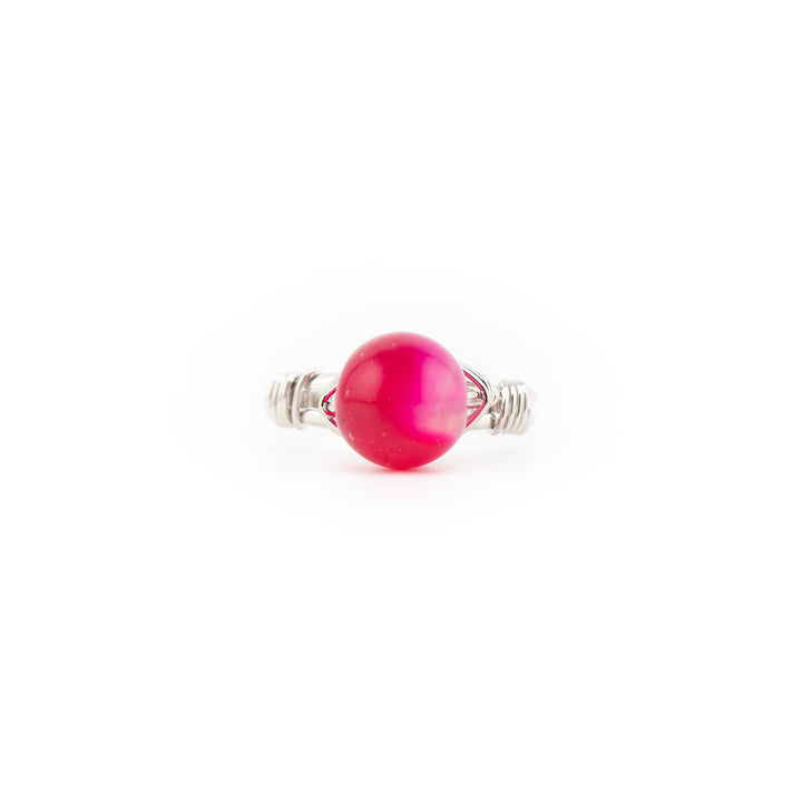 Natural Wire Wrapped Gemstone Ring for Women & Men - Gemstone Ring Jewelry Gift